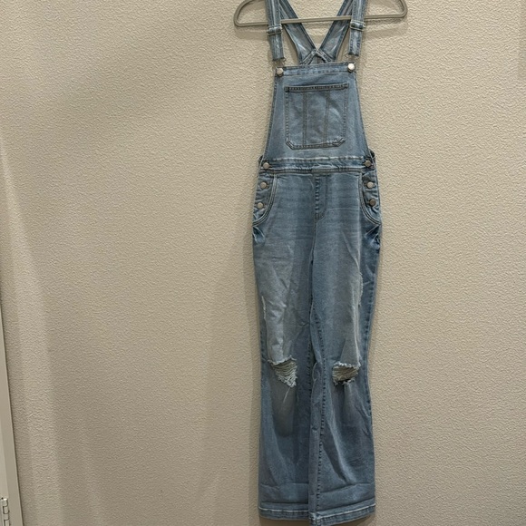 Distressed Overalls Size XS NWOT - Picture 1 of 5